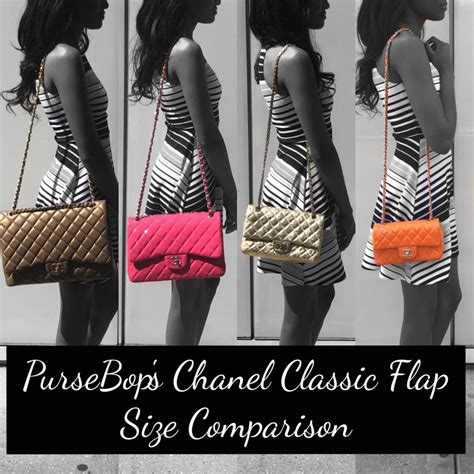 chanel medium classic flap bag price 2012|Chanel classic flap size comparison.